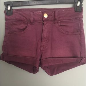 American Eagle Outfitters hi-rise shorties